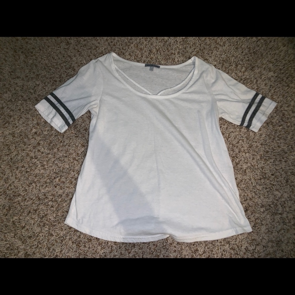 White See Through Short Sleeve
